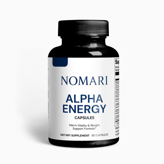 Nomari Alpha Energy™ – Men’s Vitality & Weight Support Formula (90 Capsules)
