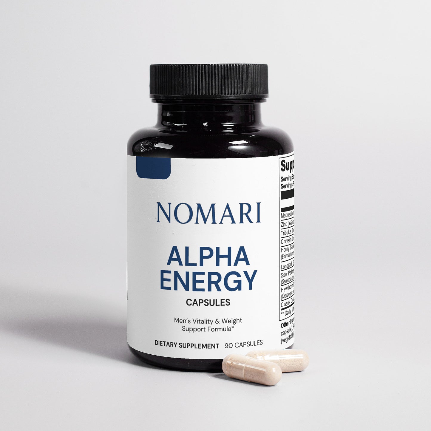 Nomari Alpha Energy™ – Men’s Vitality & Weight Support Formula (90 Capsules)