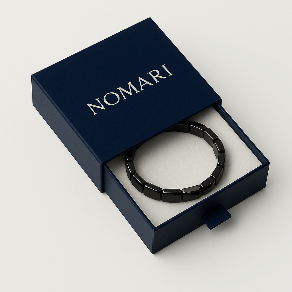 Nomari Titan Hematite Bracelet
