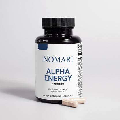 Nomari Alpha Energy™ – Men’s Vitality & Weight Support Formula (90 Capsules)
